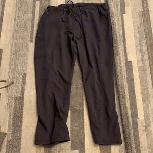 Grey Petite Scrub Pants